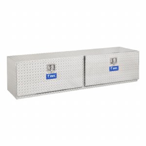 Bright Aluminum 72" Double Door Underbody Tool Box