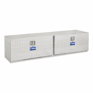 Bright Aluminum 96" Double Door Underbody Tool Box