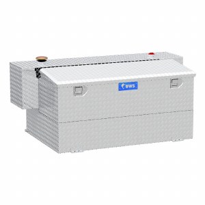 Gloss Black Hammerhead Style 100 Gallon Aluminum Combo Transfer Tank