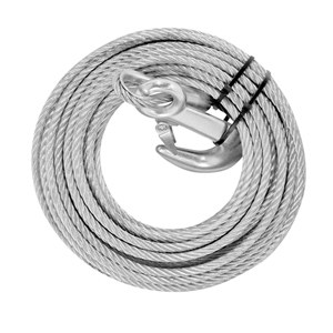 Fulton Winch Cable and Hook 50' 1800 lbs. WC750 0100