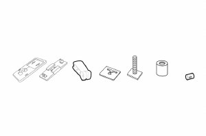 Xadapt1 Thule Rapid Aero/Xsporter Bar Adapter Kit