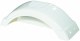 Plastic Fender for 8"-12" tires - White with Top Step