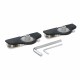 Aries Universal Clamp on Hood LED Light Brackets, 2 Pack