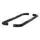 Black 3" Round Side Bars - Ford F-150 Super Crew Cab