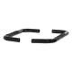 Black 3" Round Side Bars - Ford Ranger and Mazda B2300/2500/3000/4000