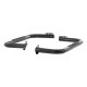 Black 3" Round Side Bars - Ford Bronco