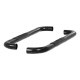 Black 3" Round Side Bars - Ford F-150 Regular Cab