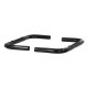 Black 3" Round Side Bars - GMC/Chevrolet