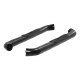 Black 3" Round Side Bars - GMC Sierra and Chevrolet Silverado