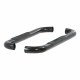 3" Stainless Steel Black Side Bars - Ford F-250 & F-350