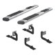 6" Ford F-150 Super Crew Cab Oval Side Bars With Brackets