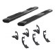 6" Dodge Ram 1500 Quad Cab Oval Side Bars With Brackets