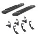 6" Ford F-250/F-350/F-450/F-550 Super Duty Regular Cab Oval Side Bars With Brackets