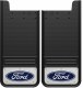 Gatorback GA1226F-C Ford mud flaps, 12x26 universal fit, heavy-duty rubber, stainless steel plate, 7075-T6 fasteners, Ford licensed, made in Canada.