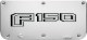 Gatorback GA759248 replacement mud flap plate, stainless steel, universal fit, hardware included, Ford Official Licensed Product, made in Canada