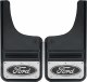 Front Mud Flaps Ford Logo Black 12"x23"