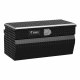 Gloss Black Aluminum 36" Wedge Utility Chest Box