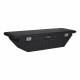Gloss Black Aluminum 63" Angled Truck Tool Box. Low Profile