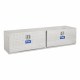 Bright Aluminum 72" Double Door Underbody Tool Box