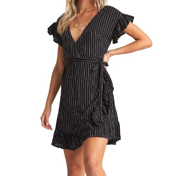 billabong wrap and roll dress