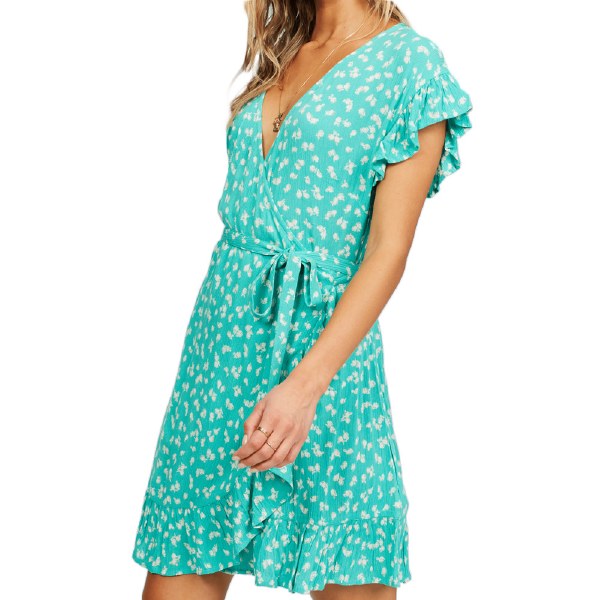 Billabong Womens Wrap And Roll Dress-Tropic Shore-S - Boardroomshop.com