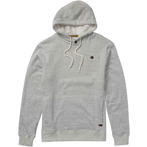 light grey sherpa pullover