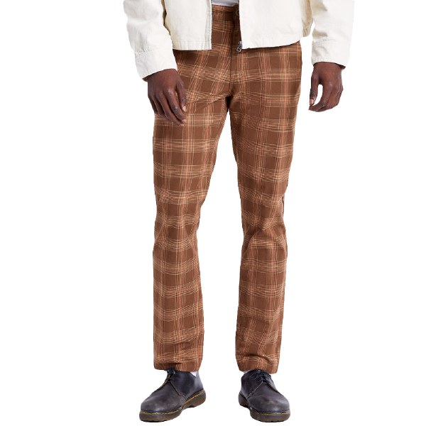 mens brown plaid pants