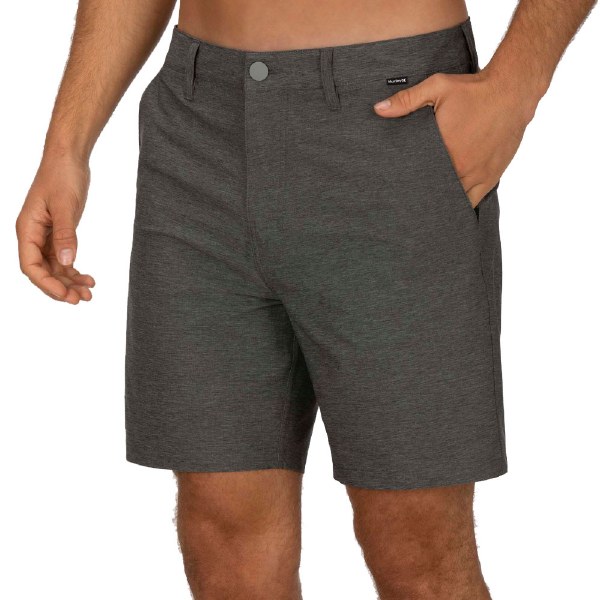 hurley men's black shorts