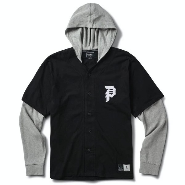 Primitive Tokyo Champion Black Baseball Jersey