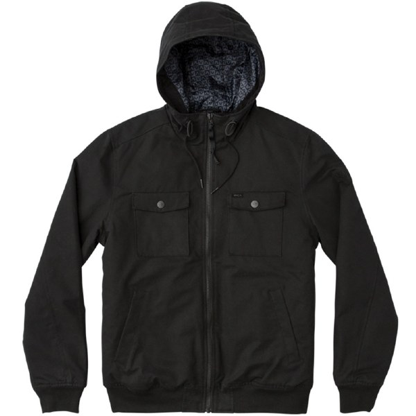 rvca hooded bomber ii jacket