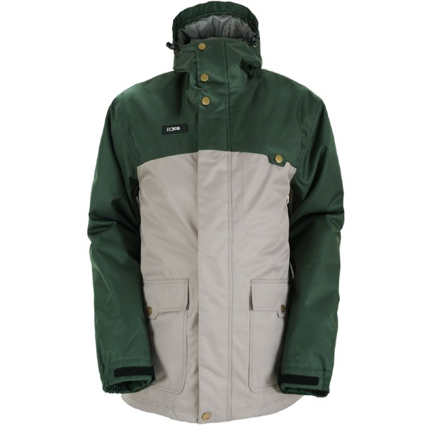 khaki snowboard jacket