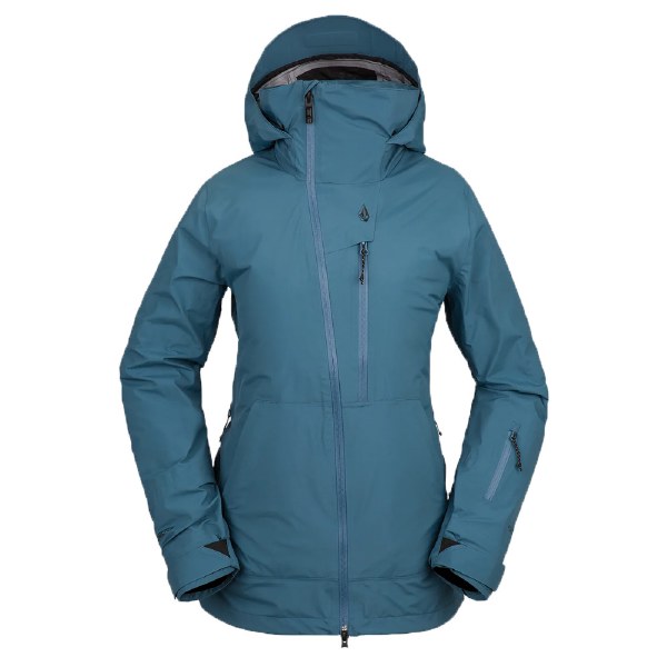 Volcom Womens NYA TDS INF Gore-Tex Jacket-Petrol Blue-L