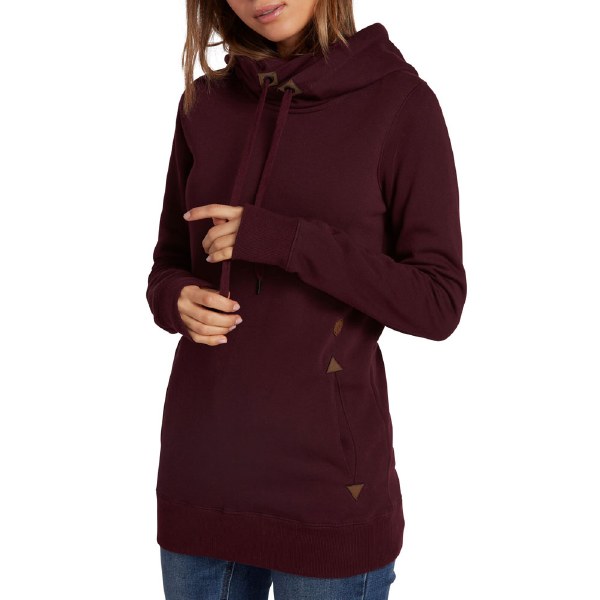 volcom women's tower pullover fleece