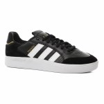 Adidas Mens Tyshawn Low Shoe-Core Black/Ftr White/Gold-11.5