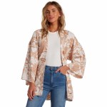 Billabong Womens Sweet Summer Kimono-Sandcastle-M Billabong Womens Sweet Summer Kimono-Sandcastle-M