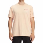 Billabong Mens Wave Washed Short Sleeve T-Shirt-Dusty Pink-S Billabong Mens Wave Washed Short Sleeve T-Shirt-Dusty Pink-S