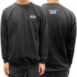The Boardroom Mens Signature Embroidery Crew Sweatshirt-Black-XS The Boardroom Mens Signature Embroidery Crew Sweatshirt-Black-XS