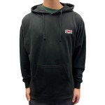 The Boardroom Mens Signature Embroidery Hoodie-Black-M