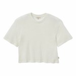 Brixton Womens Montauk Skimmer Tee Short Sleeve T-Shirt-Off White-S