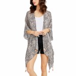 Gentle Fawn Womens Heron Kimono-Ecru Microditsy-OS Gentle Fawn Womens Heron Kimono-Ecru Microditsy-OS