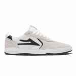 Lakai Mens Atlantic Shoe-White/Black Suede-8.5 Lakai Mens Atlantic Shoe-White/Black Suede-8.5