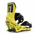 Now Bindings Mens Select Pro Snowboard Binding-Yellow-L