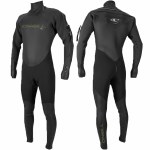Oneill Mens Fluid 3mm Neoprene Drysuit-Black/Graphite-M Oneill Mens Fluid 3mm Neoprene Drysuit-Black/Graphite-M