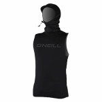 Oneill Mens Thermo X Vest W Hood Neo Top-Black-M
