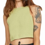 RVCA Womens Save It Tank Top-Sage-M