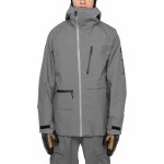 686 Mens Gore Tex 3l Thrm Hydra Jacket-Rhino Grey-L 686 Mens Gore Tex 3l Thrm Hydra Jacket-Rhino Grey-L
