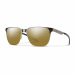 Smith Lowdown Metal Sunglasses-Brushed Gunmetal/ChromaPop Polarized Bronze