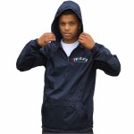 Thrasher Knock Off Pullover Anorak Jacket-Navy-M Thrasher Knock Off Pullover Anorak Jacket-Navy-M