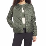 Vans Womens Forced Quilted Jacket-Thyme-S