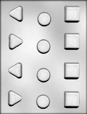 1-1/8" Petit Fours Triangle / Square / Circle